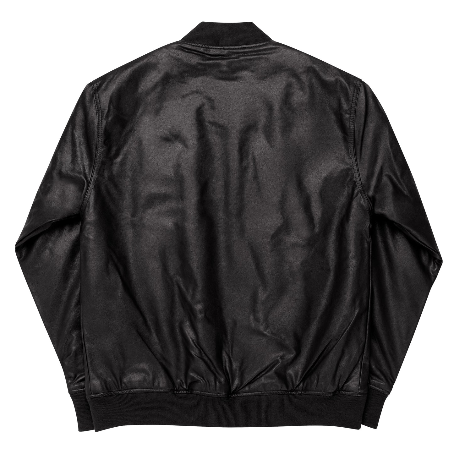 np leather bomber jacket