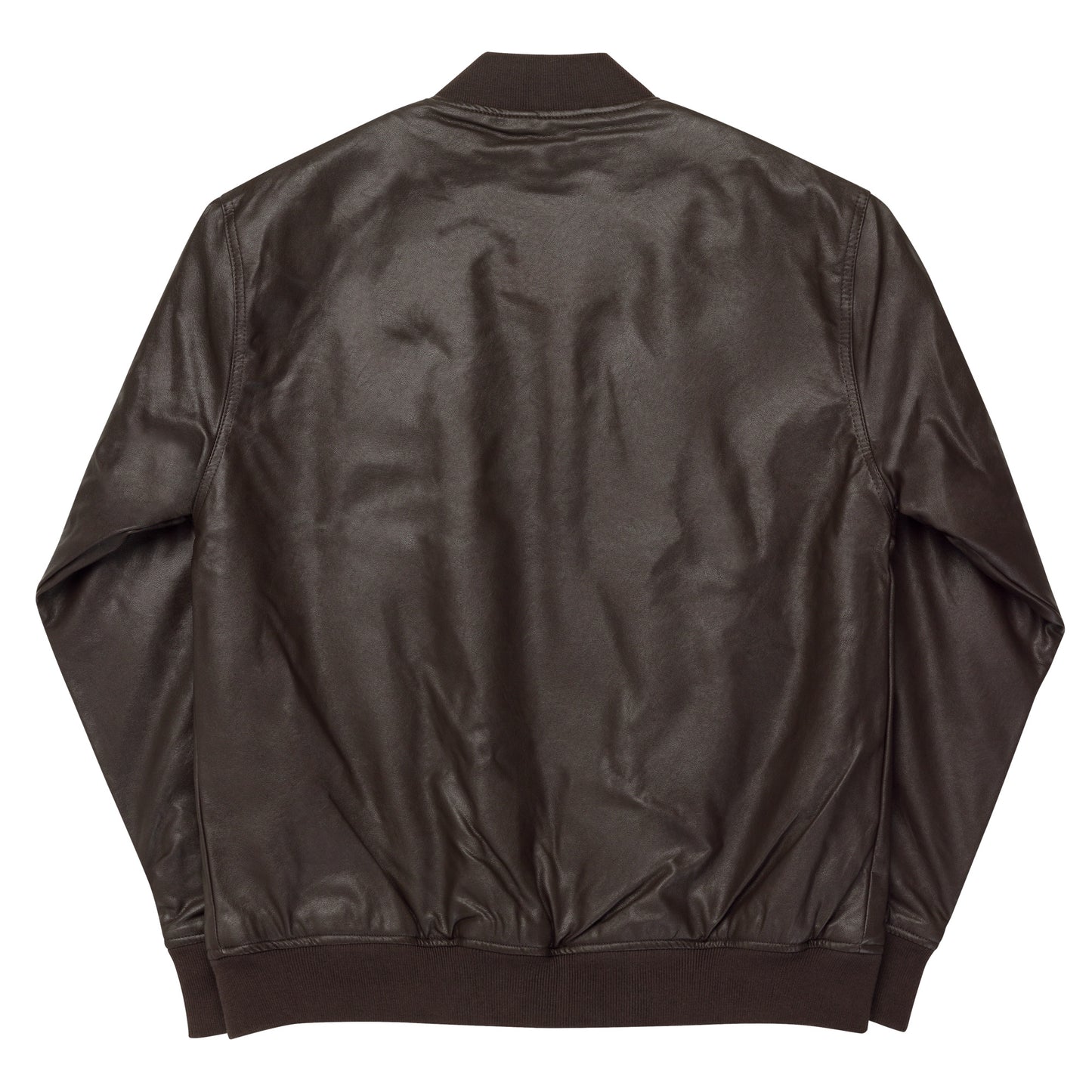 np leather bomber jacket